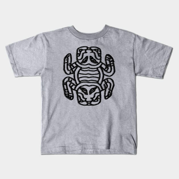 Ancient Inca monster Kids T-Shirt by ArianJacobs